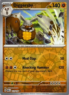 Diggersby Reverse Holo 113