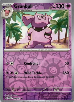 Granbull Reverse Holo 88