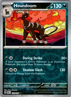 Houndoom Reverse Holo 133
