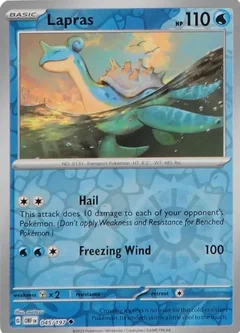 Lapras Reverse Holo 45