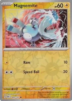 Magnemite Reverse Holo 63