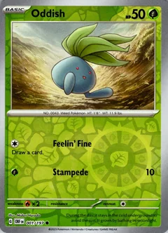 Oddish Reverse Holo 1