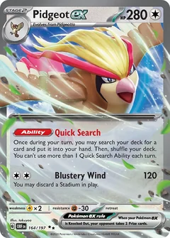 Pidgeot Ex Prize Pack 164