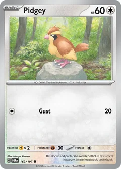Pidgey Reverse Holo 162
