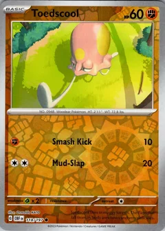 Toedscool Reverse Holo 118