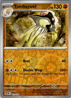 Toedscruel Reverse Holo 119