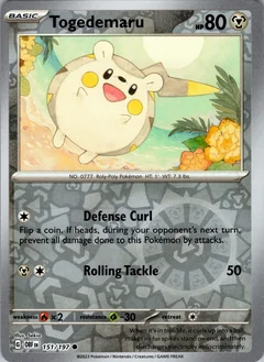 Togedemaru Reverse Holo 151