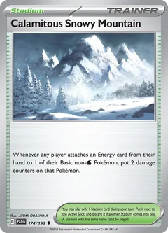 Calamitous Snowy Mountain 174