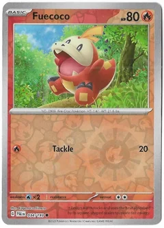 Fuecoco Reverse Holo 34