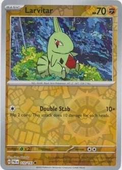 Larvitar Reverse Holo 110