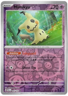 Mimikyu Reverse Holo 97