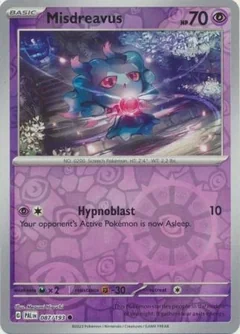 Misdreavus Reverse Holo 87