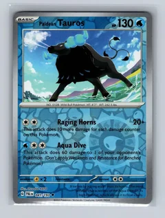Paldean Tauros Reverse Holo 41