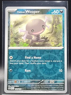 Paldean Wooper Reverse Holo 128
