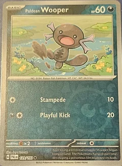 Paldean Wooper Reverse Holo 129
