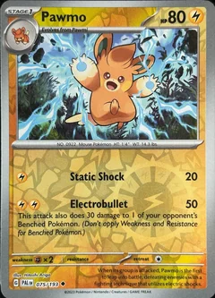 Pawmo Reverse Holo 75