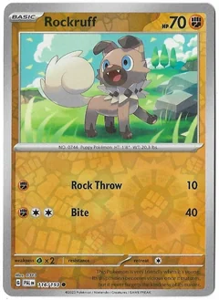 Rockruff Reverse Holo 116