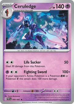 Ceruledge Pokemon Day 40