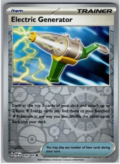 Electric Generator Reverse Holo 79