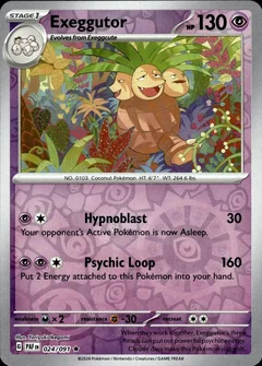 Exeggutor Reverse Holo 24