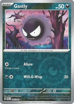 Gastly Reverse Holo 55