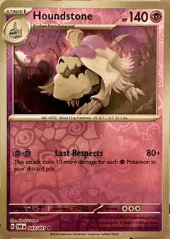 Houndstone Reverse Holo 43