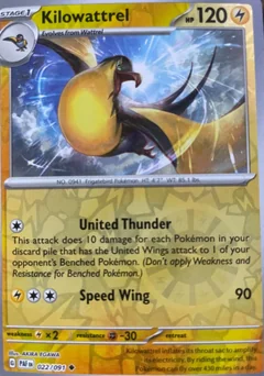 Kilowattrel Reverse Holo 22