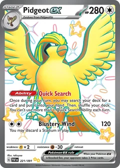 Pidgeot Ex 221
