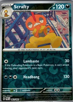 Scrafty Reverse Holo 61