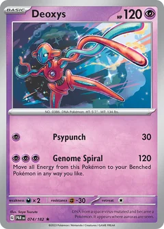 Deoxys Holo 74