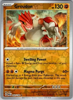 Groudon Reverse Holo 93