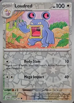 Loudred Reverse Holo 149