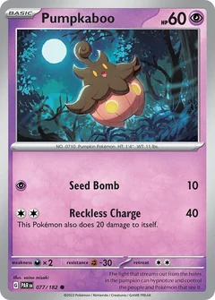 Pumpkaboo Reverse Holo 77