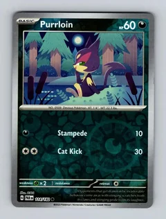 Purrloin Reverse Holo 114