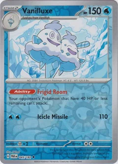 Vanilluxe Reverse Holo 45