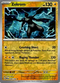 Zekrom Reverse Holo 66
