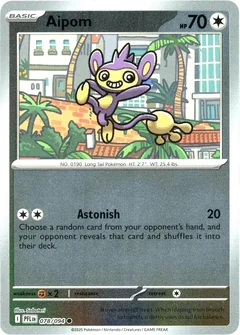 Aipom Reverse Holo 78