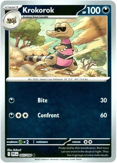 Krokorok Reverse Holo 65