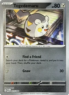 Togedemaru Reverse Holo 73