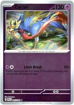 Zacian Reverse Holo 45