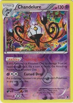 Chandelure Reverse Holo 43