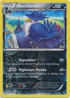 Honchkrow Reverse Holo 52