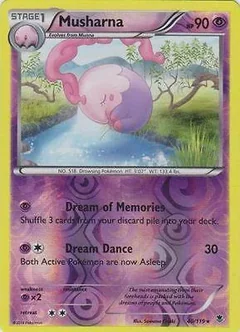 Musharna Reverse Holo 40