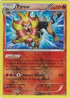 Pyroar Reverse Holo 12
