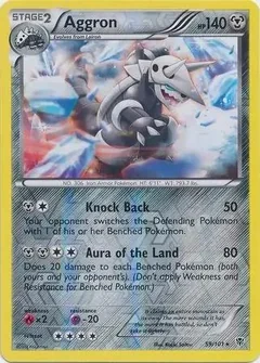 Aggron Reverse Holo 59
