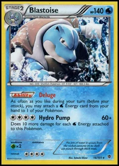 Blastoise Cosmos Holo 16