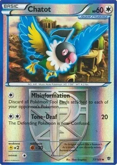 Chatot Reverse Holo 77