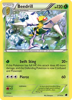 Beedrill Reverse Holo 3