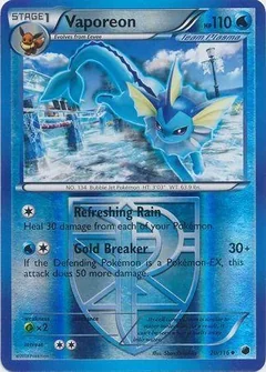 Vaporeon Reverse Holo 20