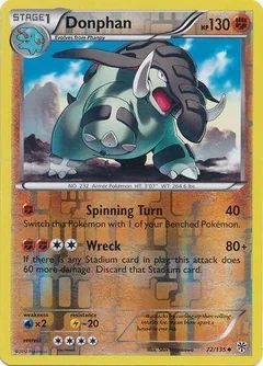 Donphan Reverse Holo 72